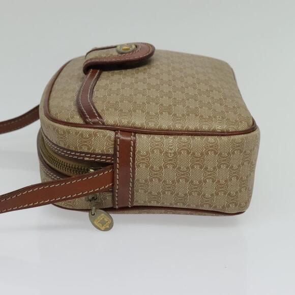 CELINE Macadam Canvas Shoulder Bag Beige - Picture 4 of 12